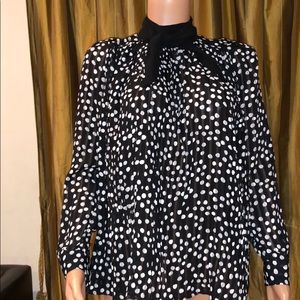 Polka dot long sleeve from Zara